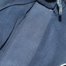 HERMES Fourre Tout Hand Bag Canvas 2 Set Gray Navy Auth bs33354-17