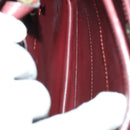 CARTIER Must Line Shoulder Bag Leather 2 Set Bordeaux Gold Auth bs33356-17