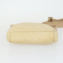 LOEWE Hand Bag Leather nylon 2 Set Brown White Auth bs33357-15