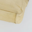 LOEWE Hand Bag Leather nylon 2 Set Brown White Auth bs33357-16