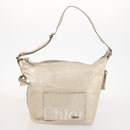 Chloe Shoulder Bag Leather Nylon 2 Set Black Gold Auth bs33358-10