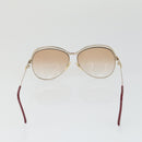 SAINT LAURENT Sunglasses plastic 2 Set Brown Silver Auth bs33359-3