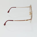 SAINT LAURENT Sunglasses plastic 2 Set Brown Silver Auth bs33359-4