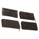 LOUIS VUITTON Monogram Wallet 4 Set Multicolor LV Auth bs33360-1