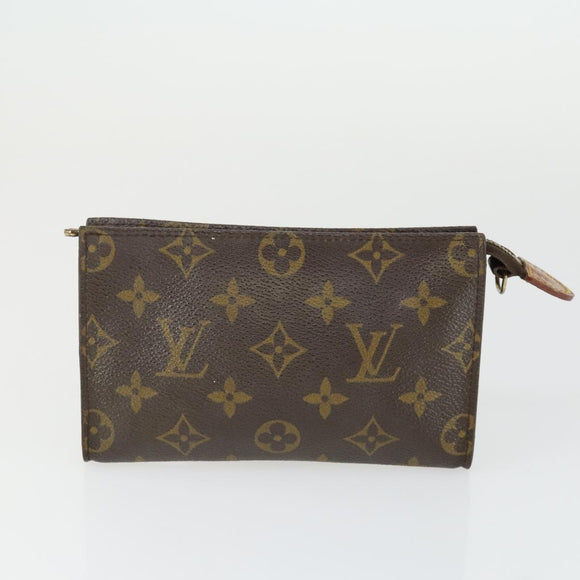 LOUIS VUITTON Monogram Clutch Bag 2 Set LV Auth bs33361