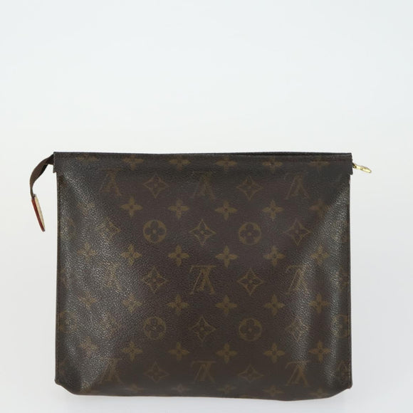 LOUIS VUITTON Monogram Clutch Bag 3 Set LV Auth bs33362