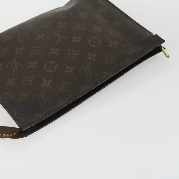 LOUIS VUITTON Monogram Clutch Bag 3 Set LV Auth bs33362