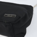 BOTTEGA VENETA Shoulder Bag Canvas Black Silver Auth bs33364-9