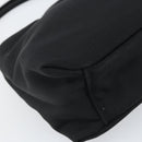BOTTEGA VENETA Shoulder Bag Canvas Black Silver Auth bs33364-14