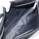 BOTTEGA VENETA Shoulder Bag Canvas Black Silver Auth bs33364-11