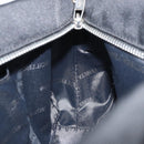 BOTTEGA VENETA Shoulder Bag Canvas Black Silver Auth bs33364-18