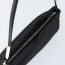 BOTTEGA VENETA Shoulder Bag Canvas Black Silver Auth bs33364-6