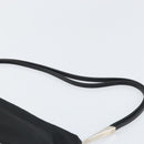 BOTTEGA VENETA Shoulder Bag Canvas Black Silver Auth bs33364-8