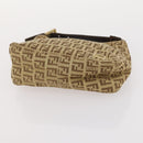 FENDI Zucchino Canvas Bag Leather Nylon 4 Set Brown Black beige Auth bs33366-19