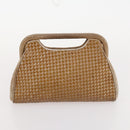 FENDI Zucchino Canvas Bag Leather Nylon 4 Set Brown Black beige Auth bs33366-23