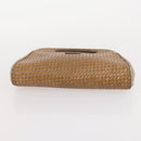 FENDI Zucchino Canvas Bag Leather Nylon 4 Set Brown Black beige Auth bs33366-26