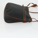 BOTTEGA VENETA Handtasche Canvas PVC Wildleder 3er Set Beige Schwarz Auth bs33367-12