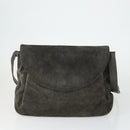 BOTTEGA VENETA Handtasche Canvas PVC Wildleder 3er Set Beige Schwarz Auth bs33367-2