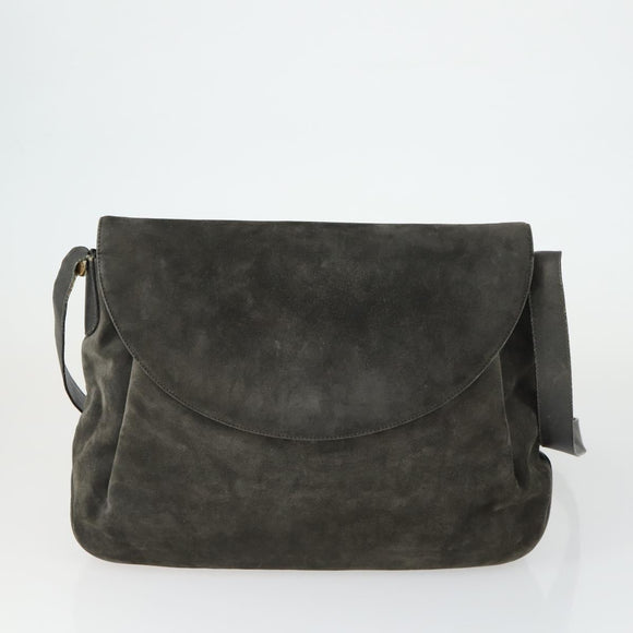 BOTTEGA VENETA Handtasche Canvas PVC Wildleder 3er Set Beige Schwarz Auth bs33367