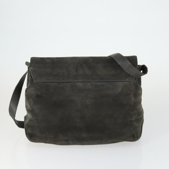 BOTTEGA VENETA Handtasche Canvas PVC Wildleder 3er Set Beige Schwarz Auth bs33367