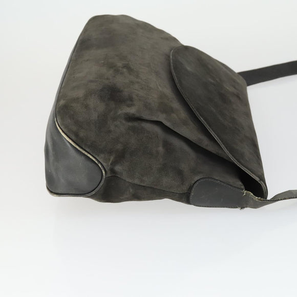 BOTTEGA VENETA Handtasche Canvas PVC Wildleder 3er Set Beige Schwarz Auth bs33367