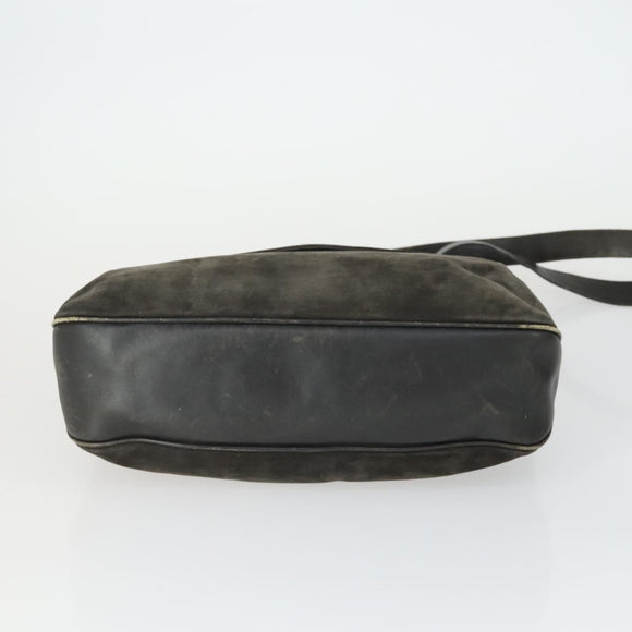 BOTTEGA VENETA Handtasche Canvas PVC Wildleder 3er Set Beige Schwarz Auth bs33367