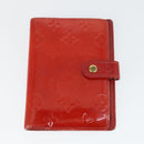 LOUIS VUITTON Epi Monogram Vernis Agenda PM Day Cover 2 Set Red LV Auth bs33370-10