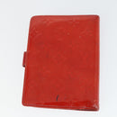 LOUIS VUITTON Epi Monogram Vernis Agenda PM Day Cover 2 Set Red LV Auth bs33370-11