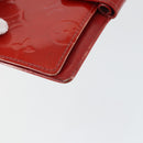 LOUIS VUITTON Epi Monogram Vernis Agenda PM Day Cover 2 Set Red LV Auth bs33370-15