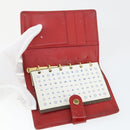 LOUIS VUITTON Epi Monogram Vernis Agenda PM Day Cover 2 Set Red LV Auth bs33370-16