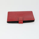 LOUIS VUITTON Epi Monogram Vernis Agenda PM Day Cover 2 Set Red LV Auth bs33370-4
