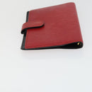 LOUIS VUITTON Epi Monogram Vernis Agenda PM Day Cover 2 Set Red LV Auth bs33370-5