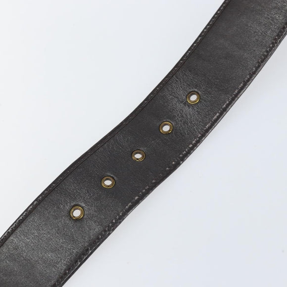 Christian Dior Trotter Canvas Gürtel 91cm Braun Auth bs33374