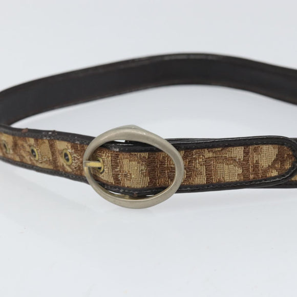 Christian Dior Trotter Canvas Gürtel 78 cm Braun Original bs33375
