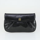 GIVENCHY Hand Bag Leather nylon 2 Set Black Auth bs33378-10
