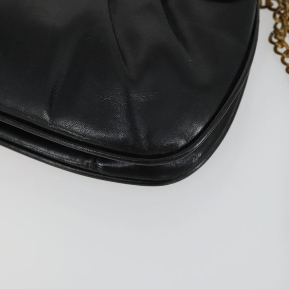 GIVENCHY Hand Bag Leather nylon 2 Set Black Auth bs33378
