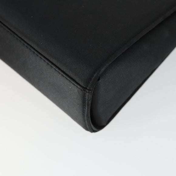GIVENCHY Hand Bag Leather nylon 2 Set Black Auth bs33378