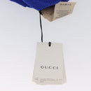 GUCCI GG Canvas knitted Fabrics Cap M Blue 748423 Auth bs33379-12