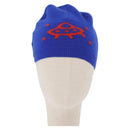 GUCCI GG Canvas knitted Fabrics Cap M Blue 748423 Auth bs33379-2