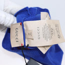 GUCCI GG Canvas knitted Fabrics Cap M Blue 748423 Auth bs33379-9