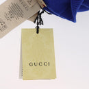 GUCCI GG Canvas gebreide stoffen pet L Blauw 748423 Auth bs33380-11