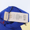 GUCCI GG Canvas gebreide stoffen pet L Blauw 748423 Auth bs33380-9