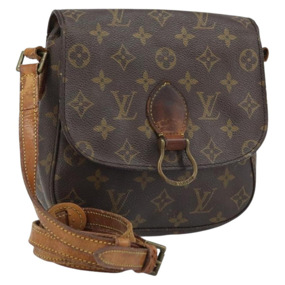 LOUIS VUITTON Monogram Saint Cloud MM Shoulder Bag M51243 LV Auth bs33384