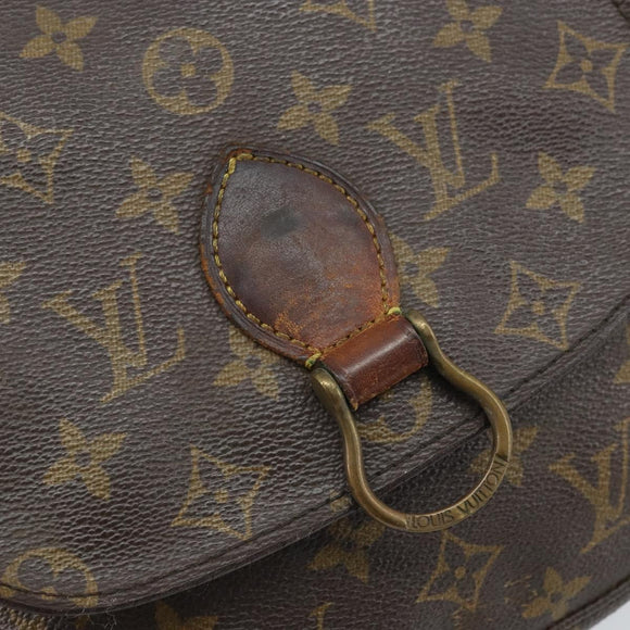 LOUIS VUITTON Monogram Saint Cloud MM Shoulder Bag M51243 LV Auth bs33384