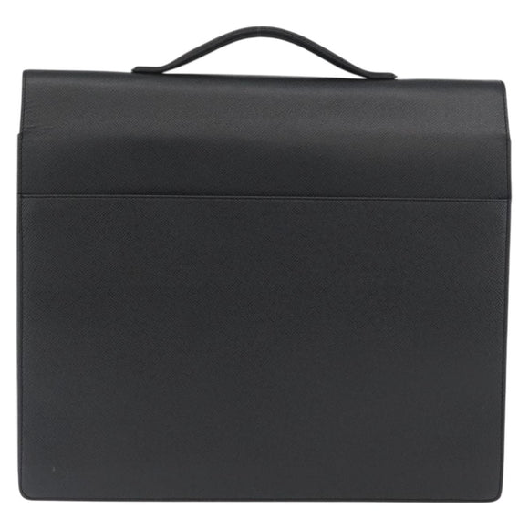 LOUIS VUITTON Taiga Serviette Kazan Business Bag Ardoise M30802 LV Auth bs33385