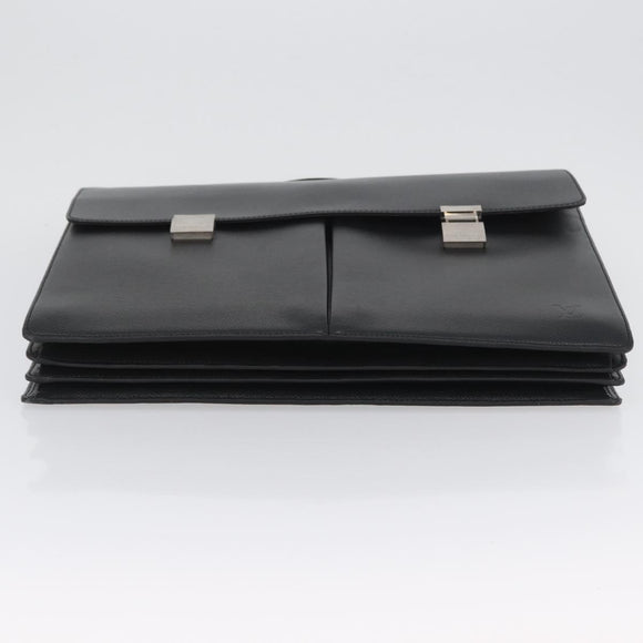 LOUIS VUITTON Taiga Serviette Kazan Business Bag Ardoise M30802 LV Auth bs33385