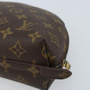 LOUIS VUITTON Monogram Trousse Demi Ronde Cosmetic Pouch M47520 LV Auth bs33388-15