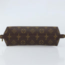 LOUIS VUITTON Monogram Trousse Demi Ronde Cosmetic Pouch M47520 LV Auth bs33388-6