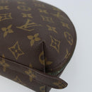 LOUIS VUITTON Monogram Trousse Demi Ronde Cosmetic Pouch M47520 LV Auth bs33388-7