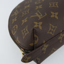 LOUIS VUITTON Monogram Trousse Demi Ronde Cosmetic Pouch M47520 LV Auth bs33388-14